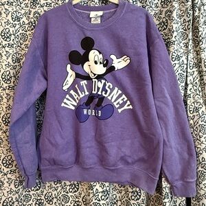 Disney Parks Women's Purple Mickey Mouse Sweater